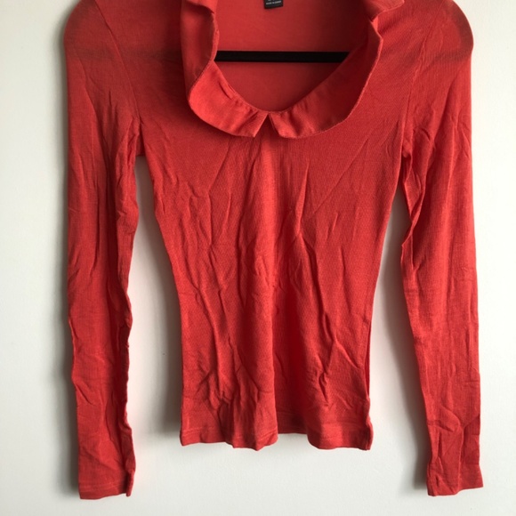 Collared Orange Longsleeve - Size XS - Picture 2 of 3